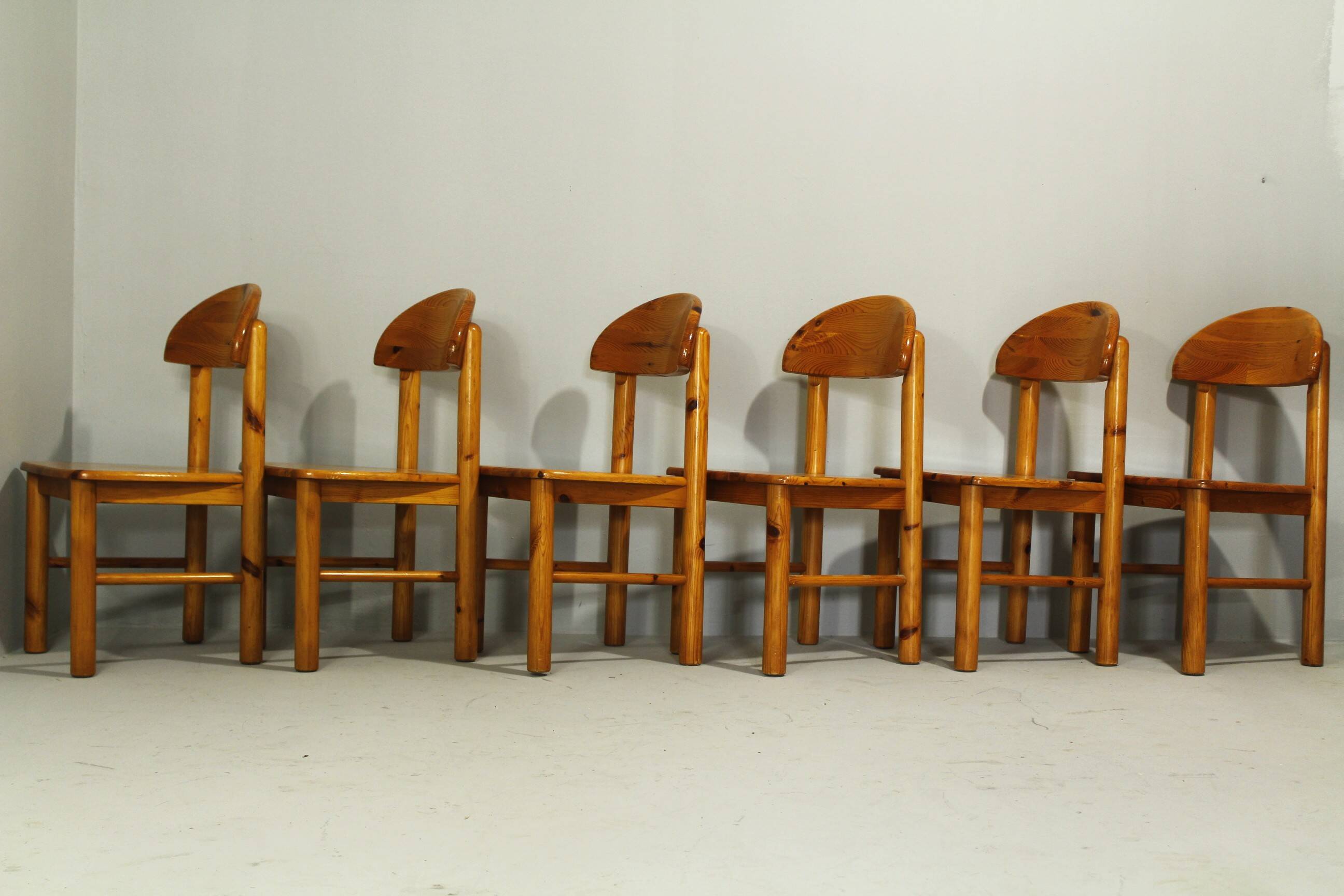Chairs attributed to Rainer Daumiller, 1970s, Set of 6