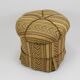 Art Deco Stool Friedrich Otto Schmidt, Pouf, Original Condition, Vienna, 1920s