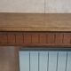 Wooden fireplace surround