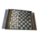 Double-sided board for checkers and chess in wood
