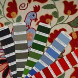 Vintage Turkish rug hand-knotted 50x92 cm