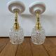 Paire d’appliques murales avec globes vintage en verre