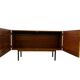 Meuble vintage en bois (commode, meuble TV) avec cadre noir