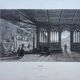 Camposanto, Pisa, old engraving, printed in 1841.