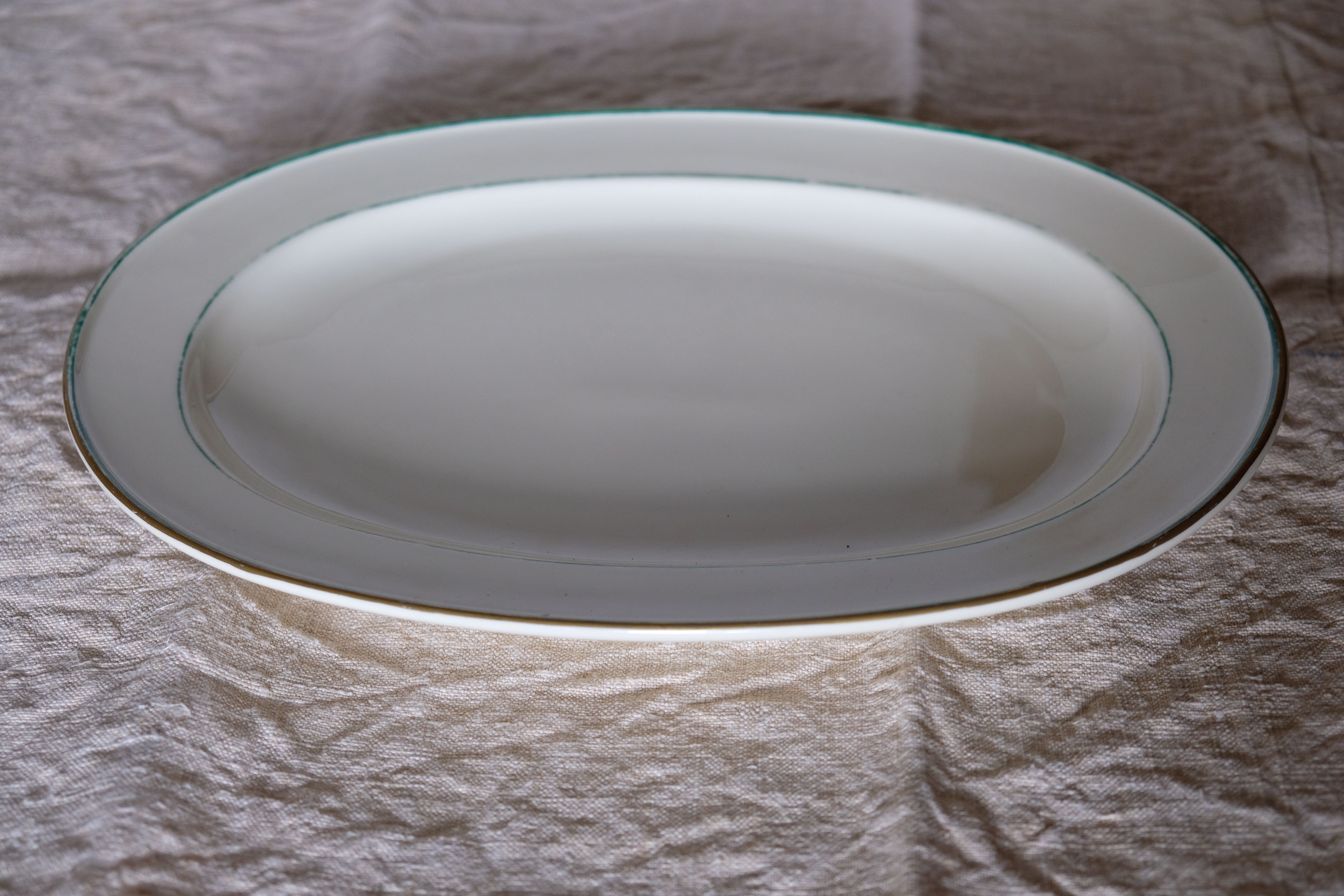 Great dishes of the hotel service "Grand Hotel Nationale" Lucerne Switzerland of the Buchecker manufacture