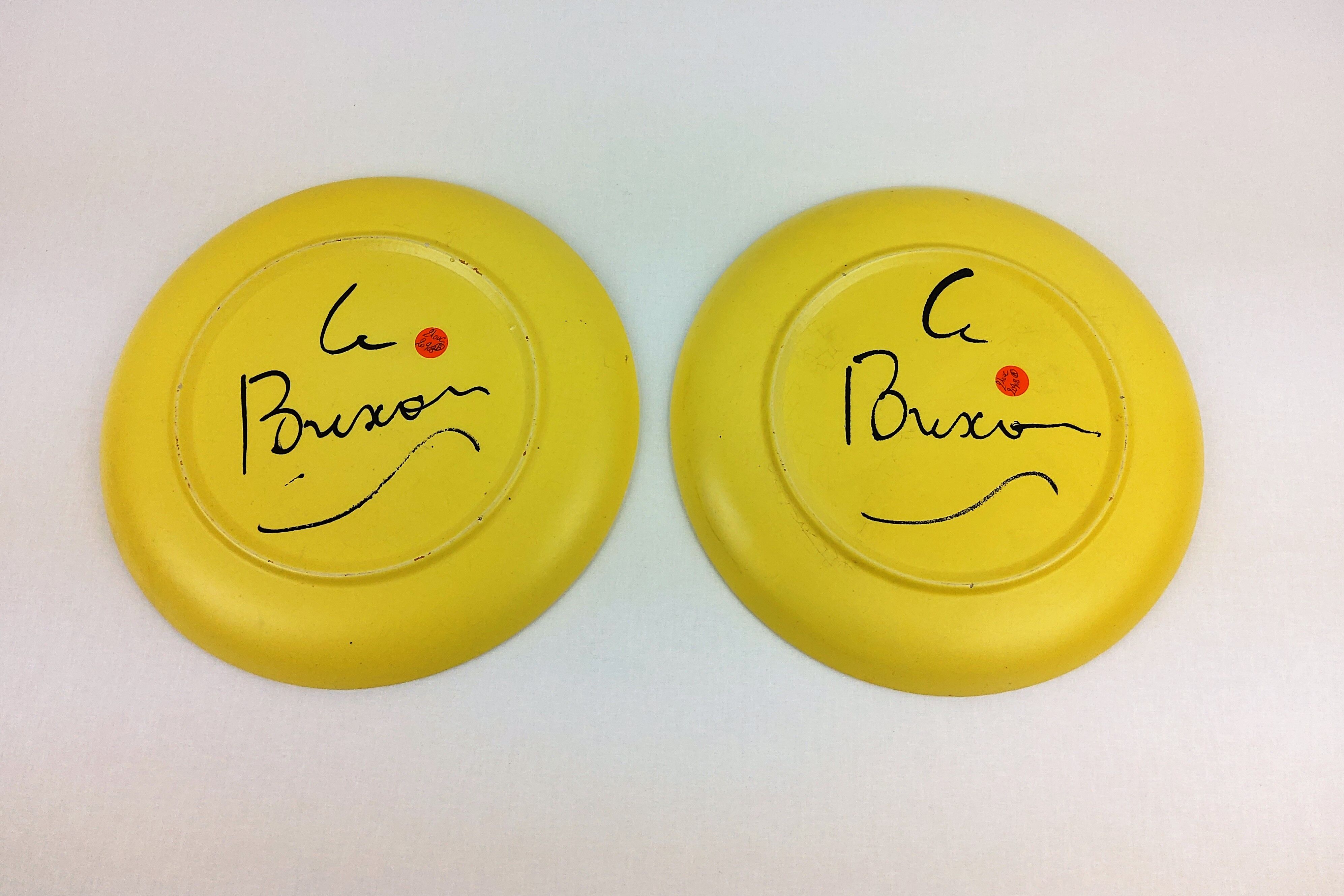 Plates Vallauris Le Brescon 1950