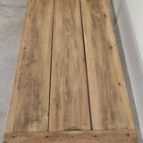 Antique low farmhouse table in beech wood