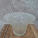 Vintage frosted glass vase – Made in Italy 🇮🇹