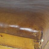 Leather gym box, bench 1930s