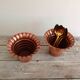 Duo of cache copper pots