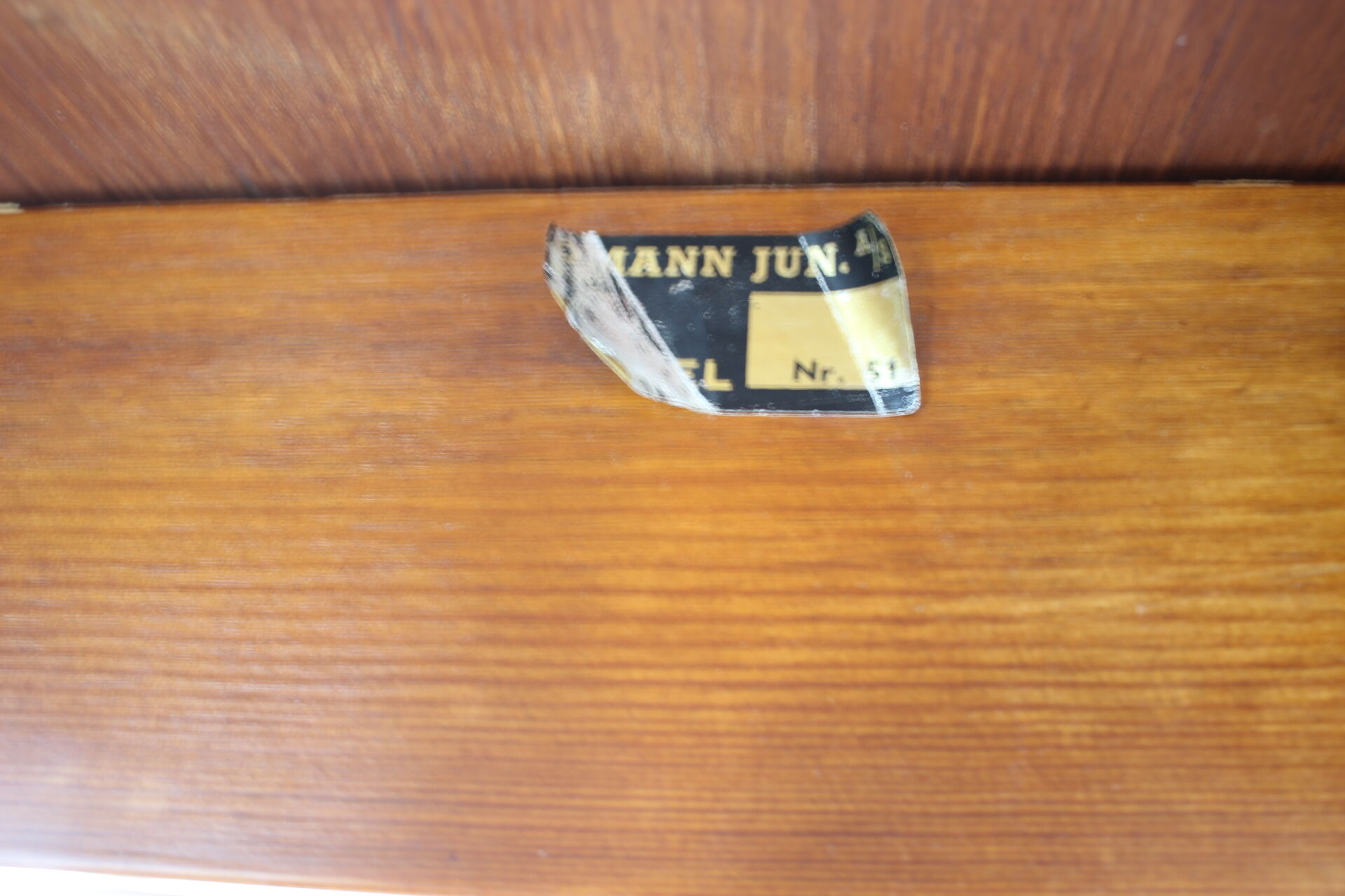 Omann Jun teak extendable dining table nr. 51, denmark, 1960