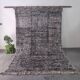 Large Black and Cream Beni Ourain Style Wool Rug 300x200cm