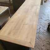 Black patinated mahogany buffet