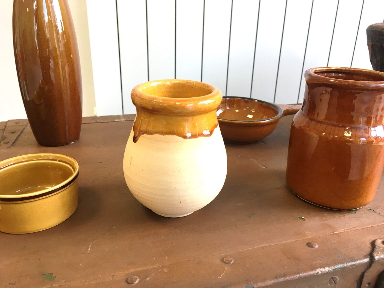 Terracotta pot signed Biot