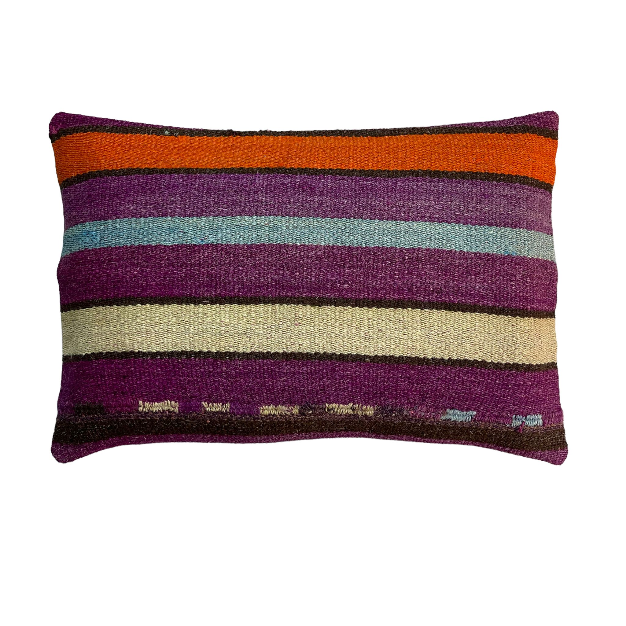 Housse de coussin vintage turque faite à la main 30 x 50 cm