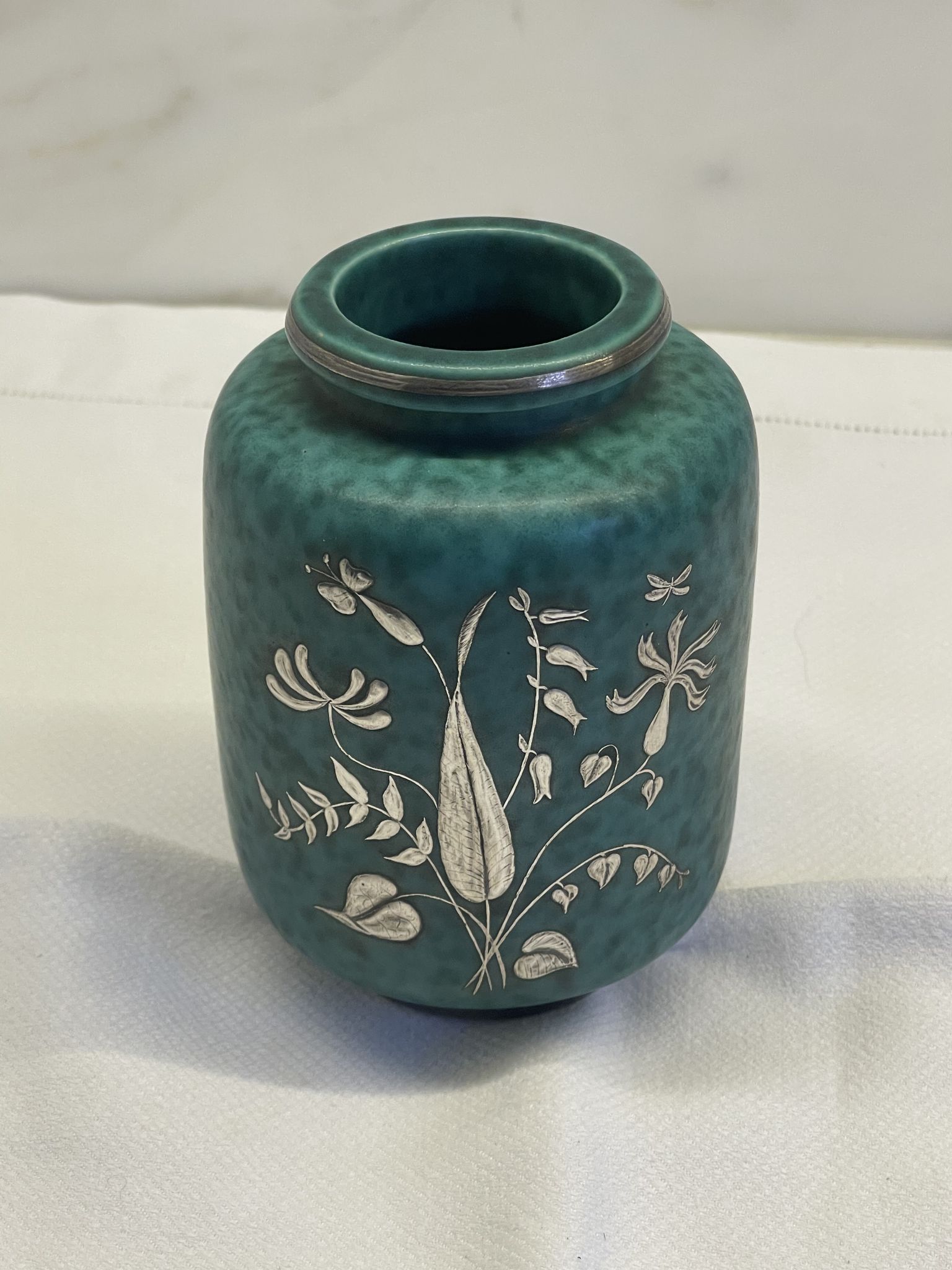 Vase Gustavsberg Argenta Wilhelm Kage