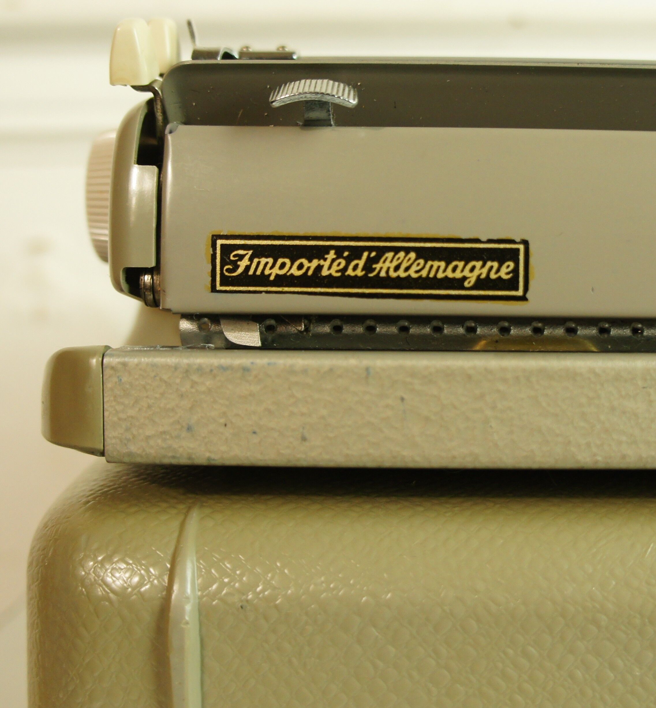 Adler Tippa typewriter, imported from Germany, circa 1960