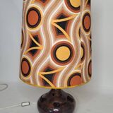 70s stoneware lamp