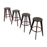 2000s Tabouret Haut bar stools  designed by Jean Prouvé, manufactured by Vitra in Germany