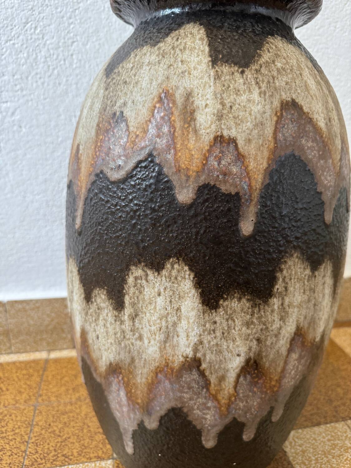 Large West Germany ceramic vase from the 60s