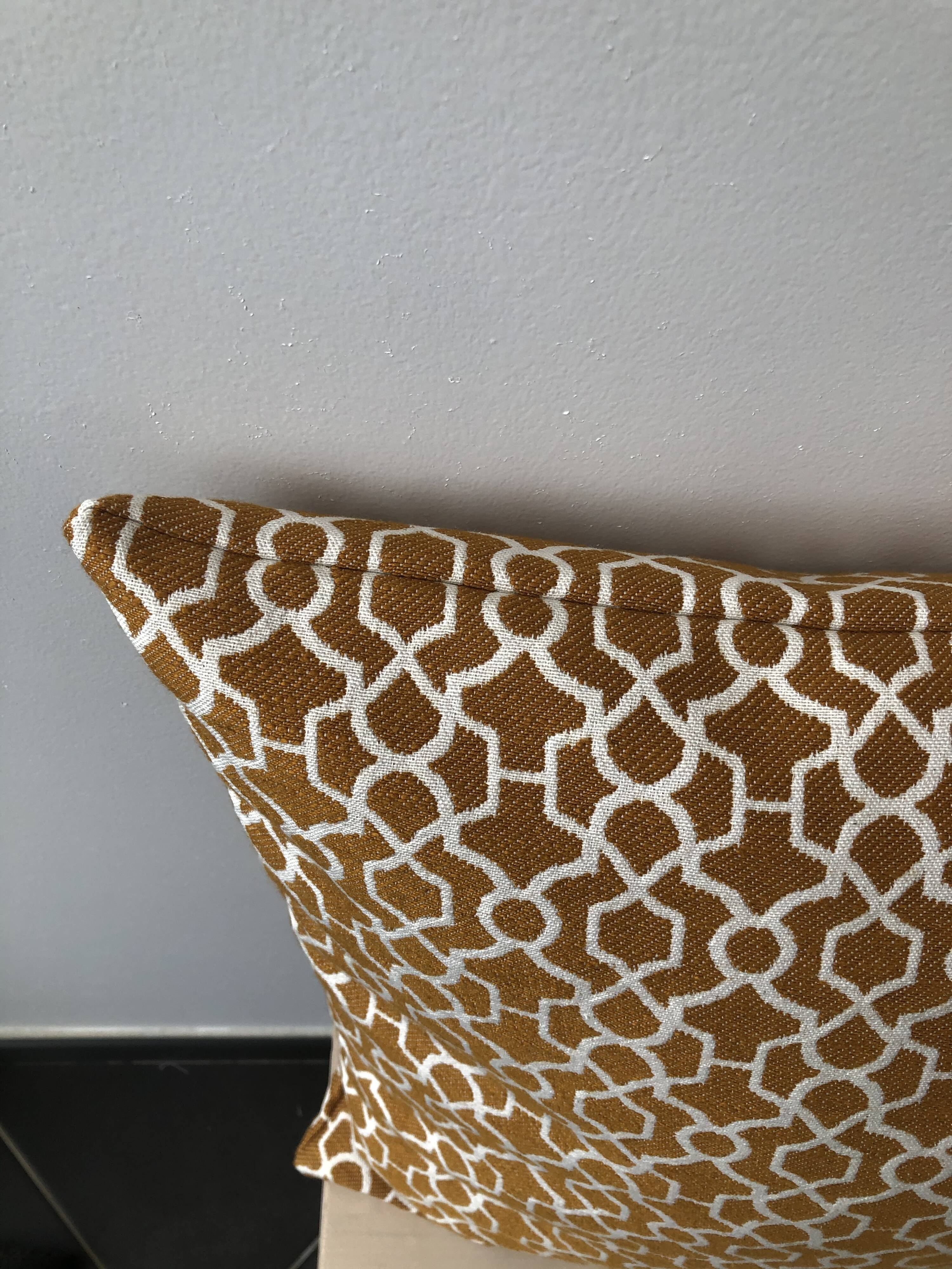 Ochre cushion