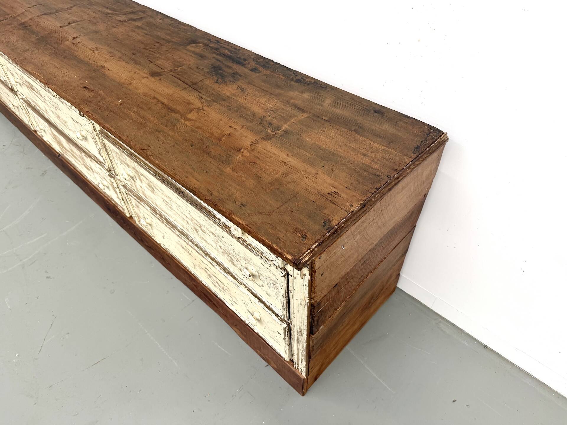 Large antique haberdashery cabinet, circa 1900