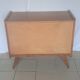 Commode bois et rotin vintage