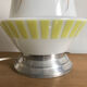 Painted opaline table lamp