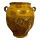 Yellow grease pot