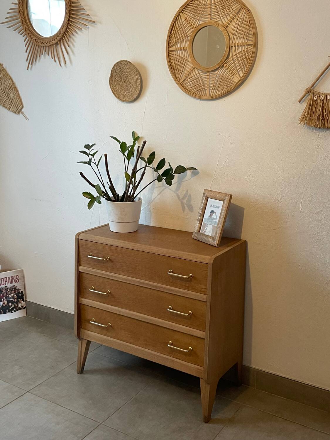 Charming vintage chest of drawers from the 1960s