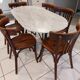 Bistrot marble Godin vintage 1960s table