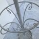 Vintage wrought iron parrot coat rack