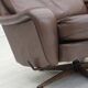 1970s, Danish swivel armchair with footstool by Madsen & Schubel.