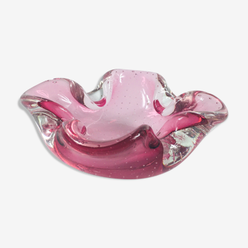 Mid-century murano bullicante glass ashtray / bowl, 1960s