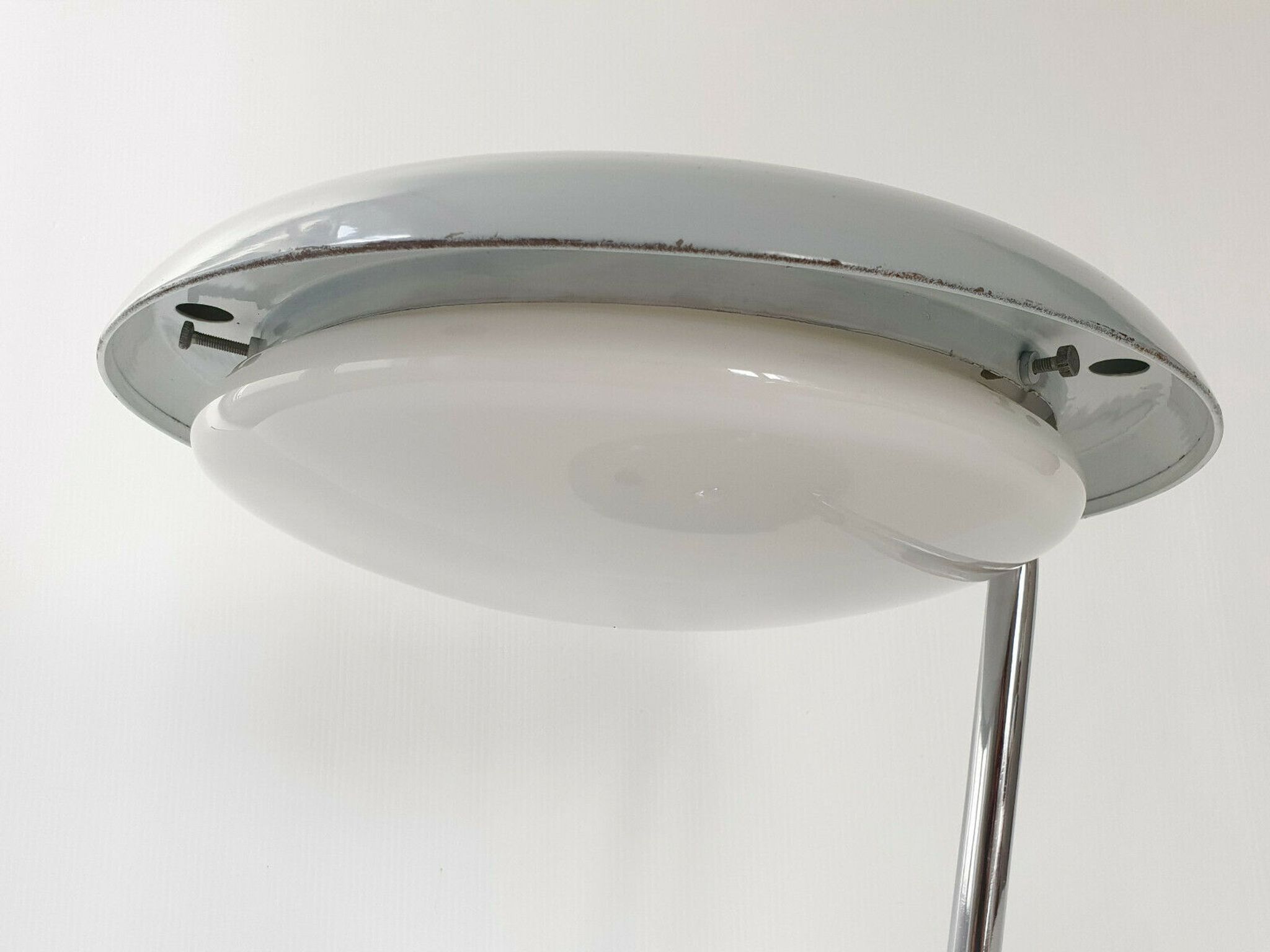 Vintage lamp 1950 Elra metal and glass