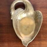 Brass swan catchall
