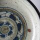 Vintage 1960s-1970s pyrite art stone fruit bowl.