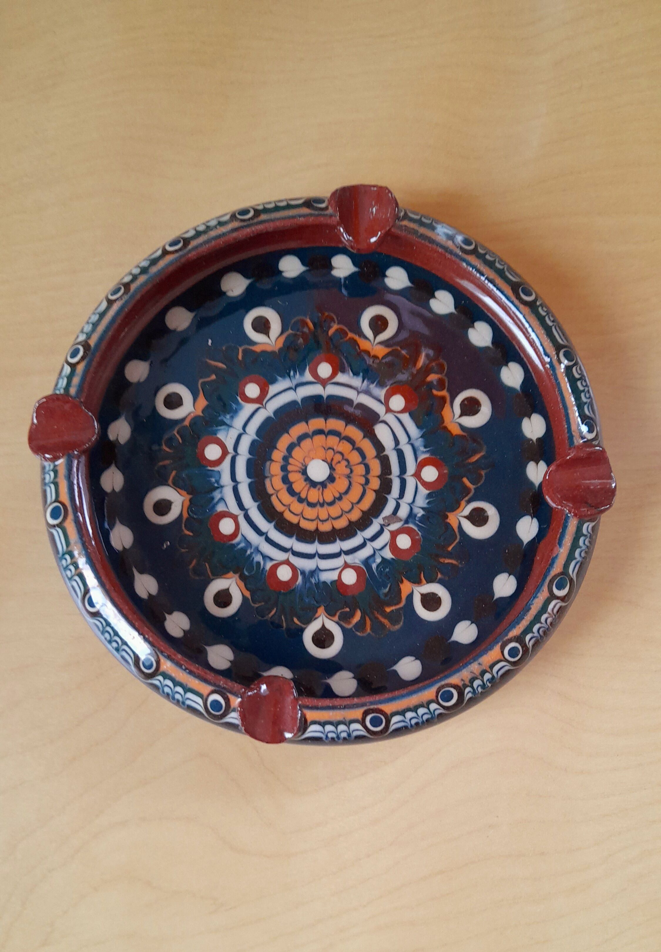 Ceramic ashtray 70s