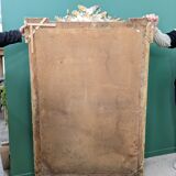 Mirror with antique moldings, 153x102 cm