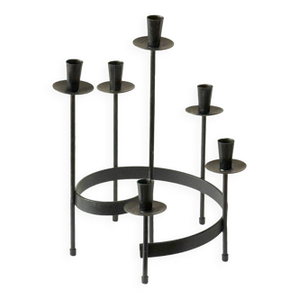Chandelier Vintage • Spirale • Harry Boström • Bo Svensk • 1960