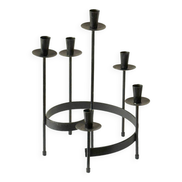 Vintage Candlestick • Spiral • Harry Boström • Bo Svensk • 1960