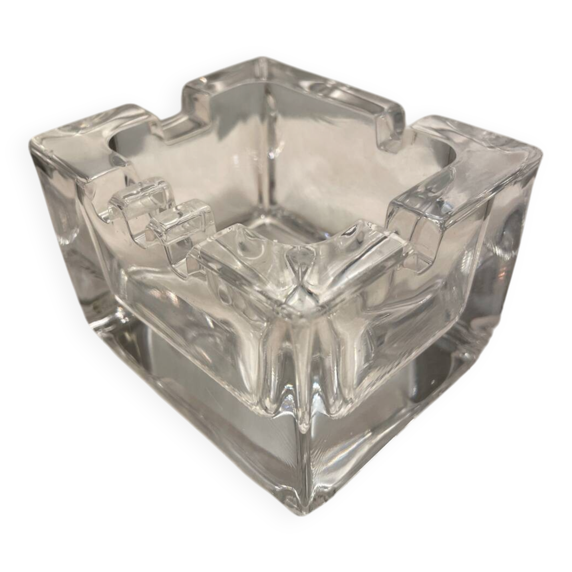 Crystal ashtray “The Cigaro” by Franck Kaj – Nuutajärvi