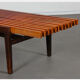 Eastern European slatted coffee table, František Mezulanik