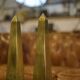 Pair of brass obelisks 1960s