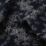 Tissu en coton vintage finlandais « Nummi » de Kristina Isola, 1,40 m x 2,12 m