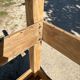 Small workbench made of solid oak