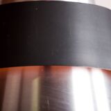 Large Danish Aluminum pendant light, Corona model by Jo Hammerborg for Fog & Mørup 1960.