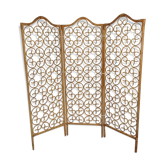 Rattan and vintage bamboo screen