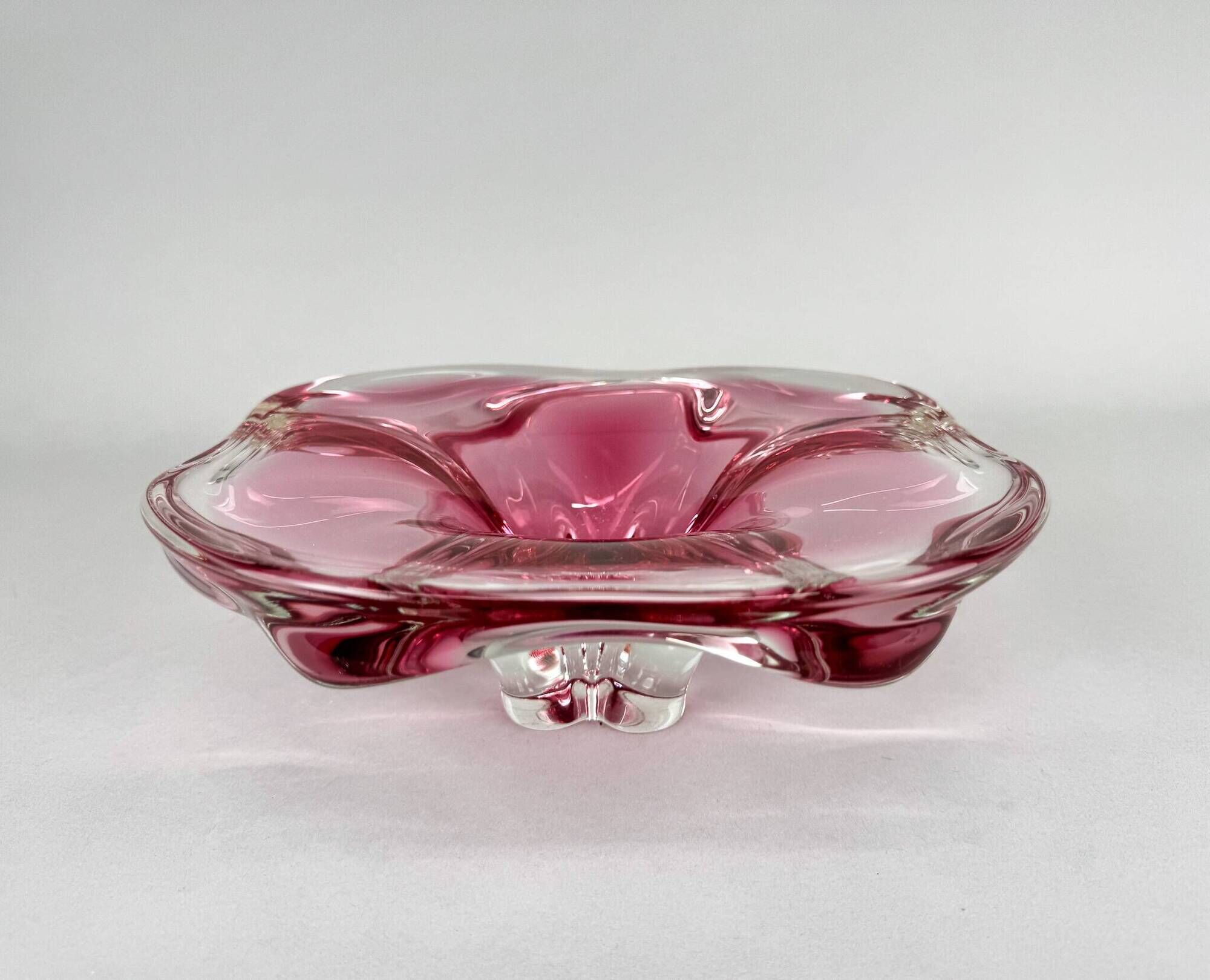 Art Glass Bowl by Josef Hospodka for Chribska Glassworks, 1960's