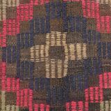 5x7 Red & Orange Vintage Kilim Rug, 171x225Cm